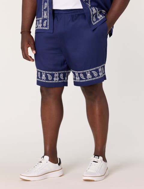 Big & Tall Luke Embroidered Shorts