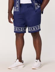 Psycho Bunny Big & Tall Luke Embroidered Shorts