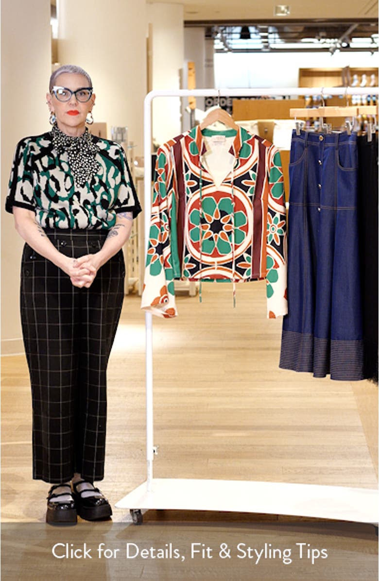 Sassa Floral Long Sleeve Top, sales video thumbnail