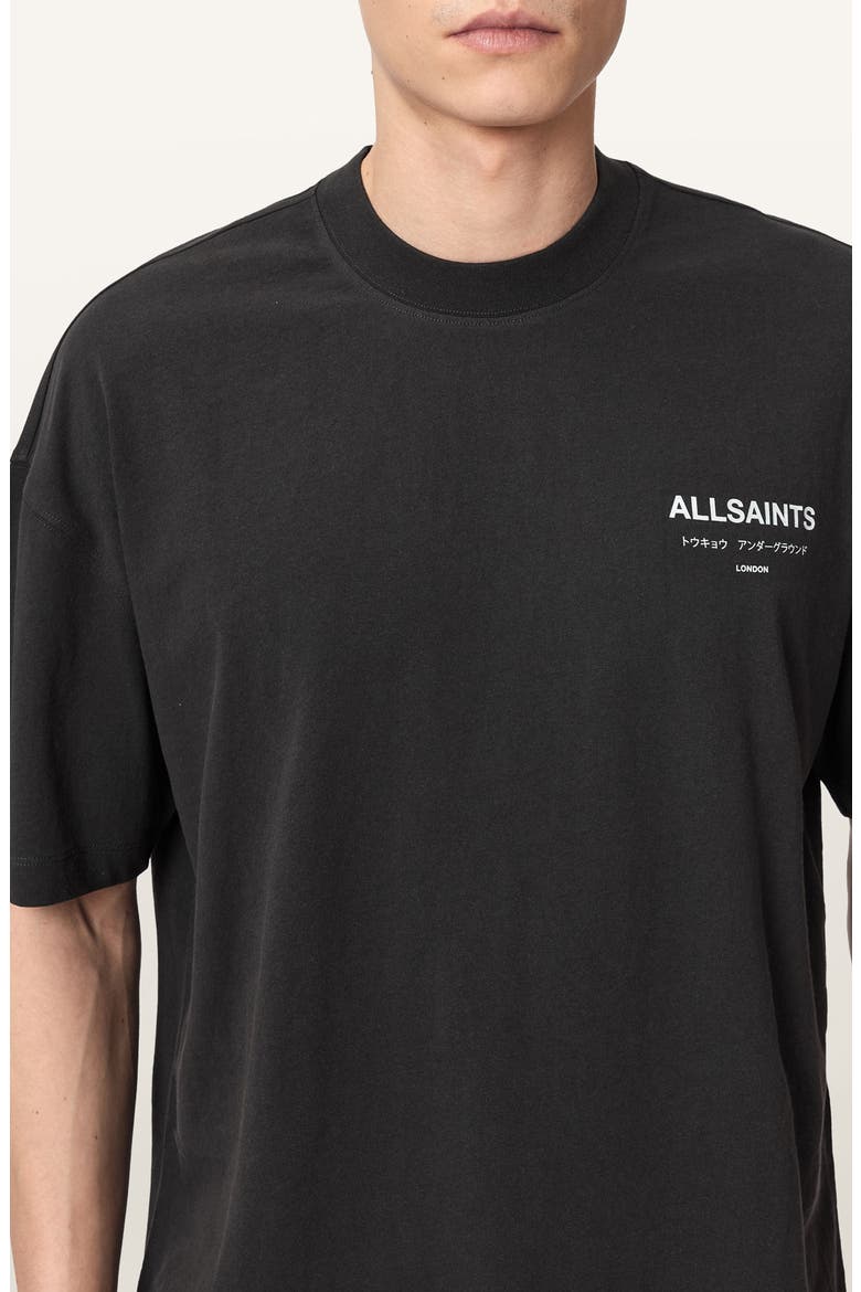Underground Oversize Graphic T-Shirt, Alternate, color, WASHED BLACK/ ZEBRA