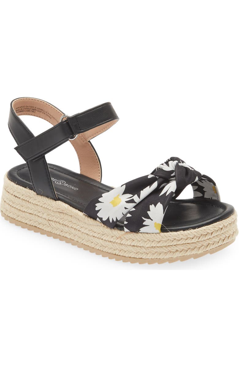 Treasure & Bond Bren Flower Strap Platform Sandal, Main, color,