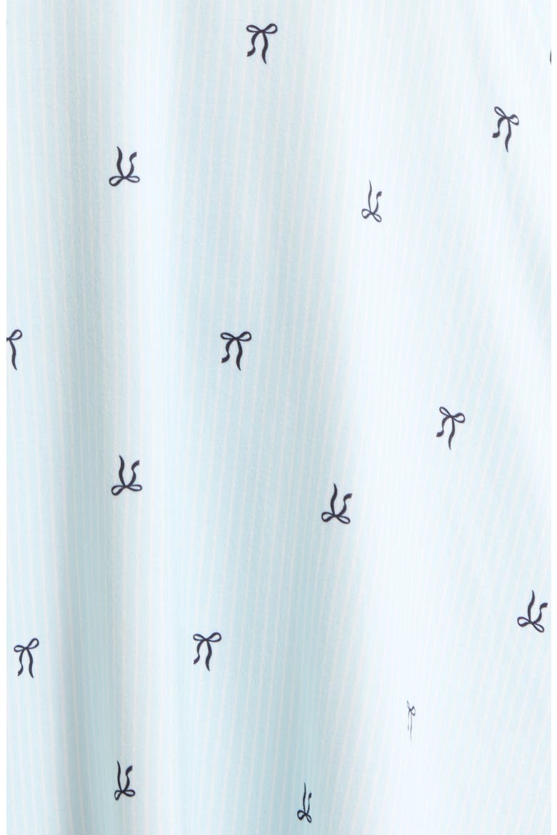 Eyelet Trim Chemise, Alternate, color, BLUE BOW
