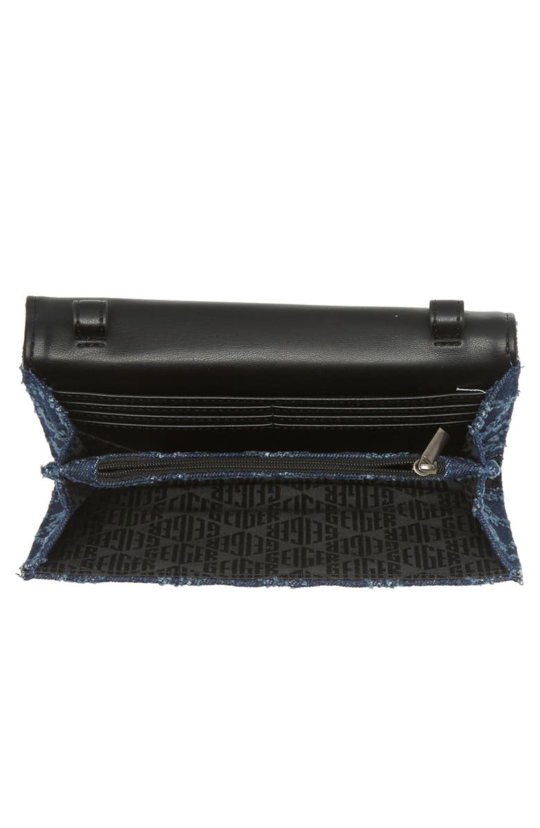 Kurt Geiger London Brixton Wallet on a Chain, Alternate, color, Denim