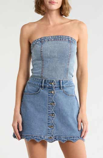Vigoss Denim Tube Top
