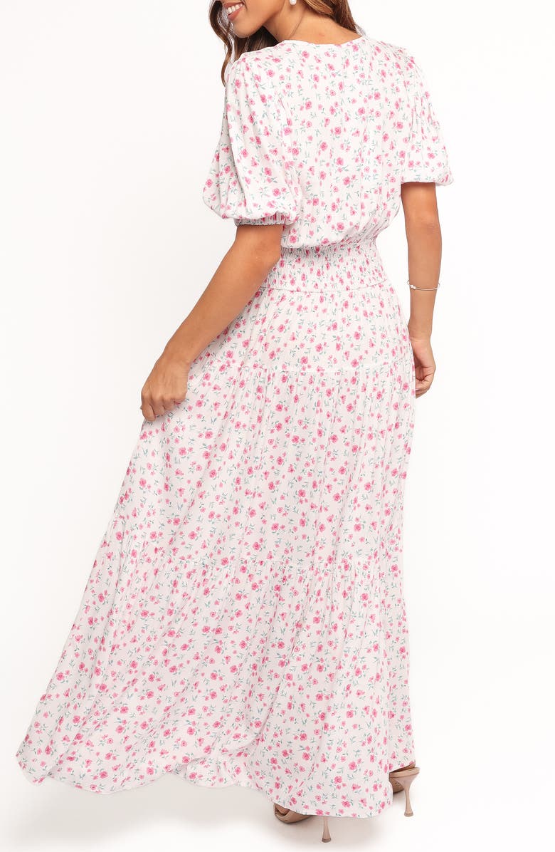 Petal & Pup Thomas Floral Maxi Dress, Alternate, color, Pink Ditsy Floral