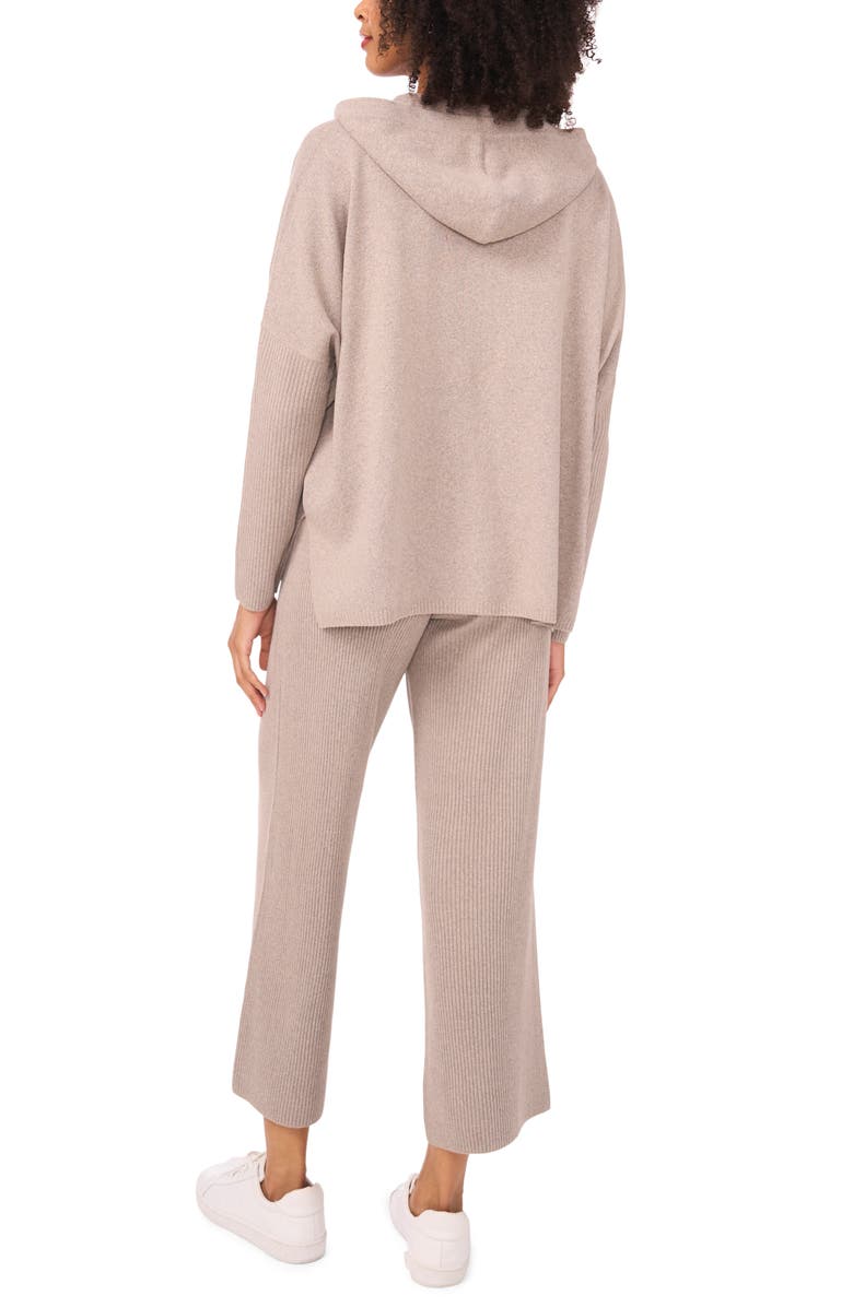 Halogen<sup>®</sup> Rib Knit Hoodie, Alternate, color, Hemp