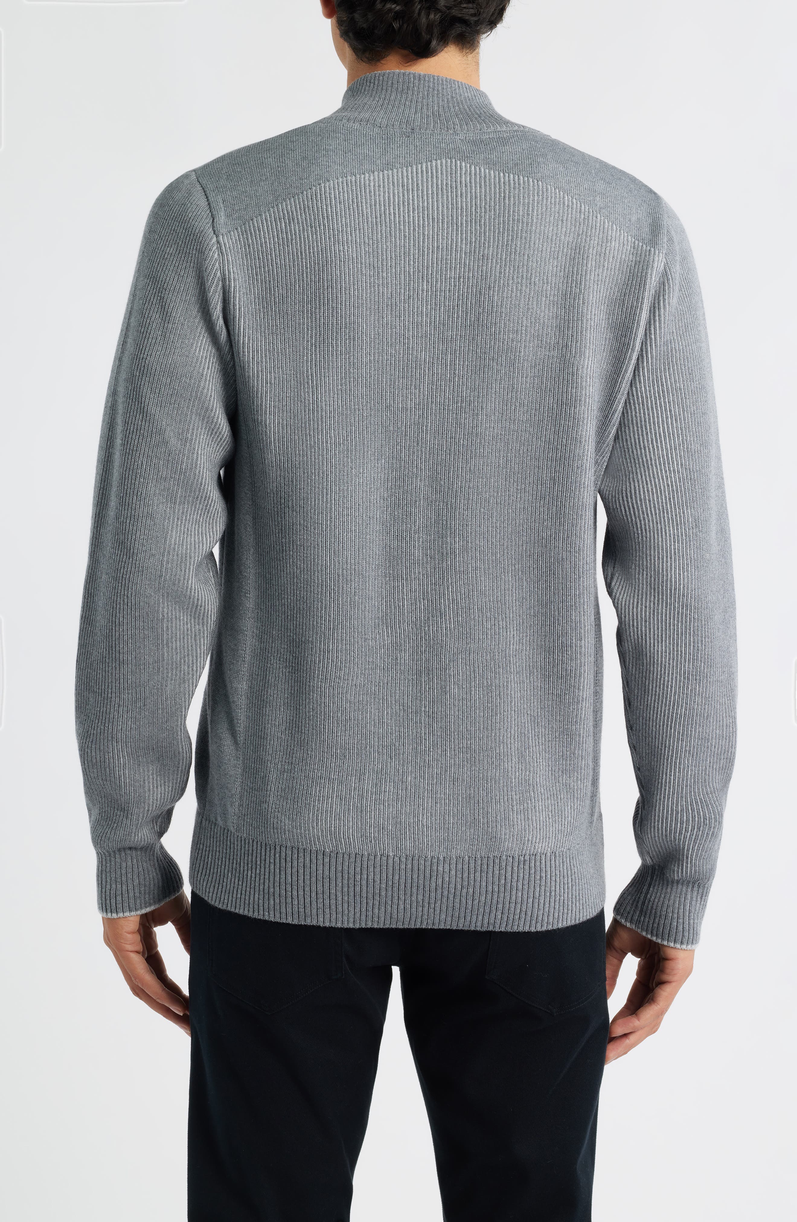 Merino Wool Zip Cardigan - image 2