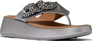 FitFlop F Mode Beaded Chain Toe Post Sandals