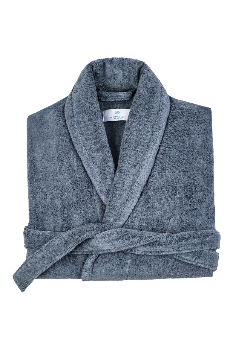Milagro Cotton Terry Cloth Robe, Main, color, NIGHT