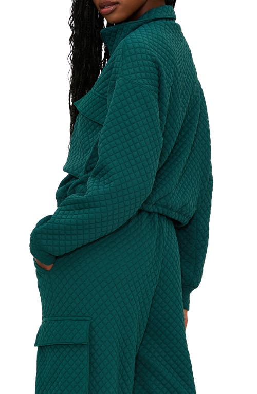Beach Riot Maren Quilted Jacket In Green