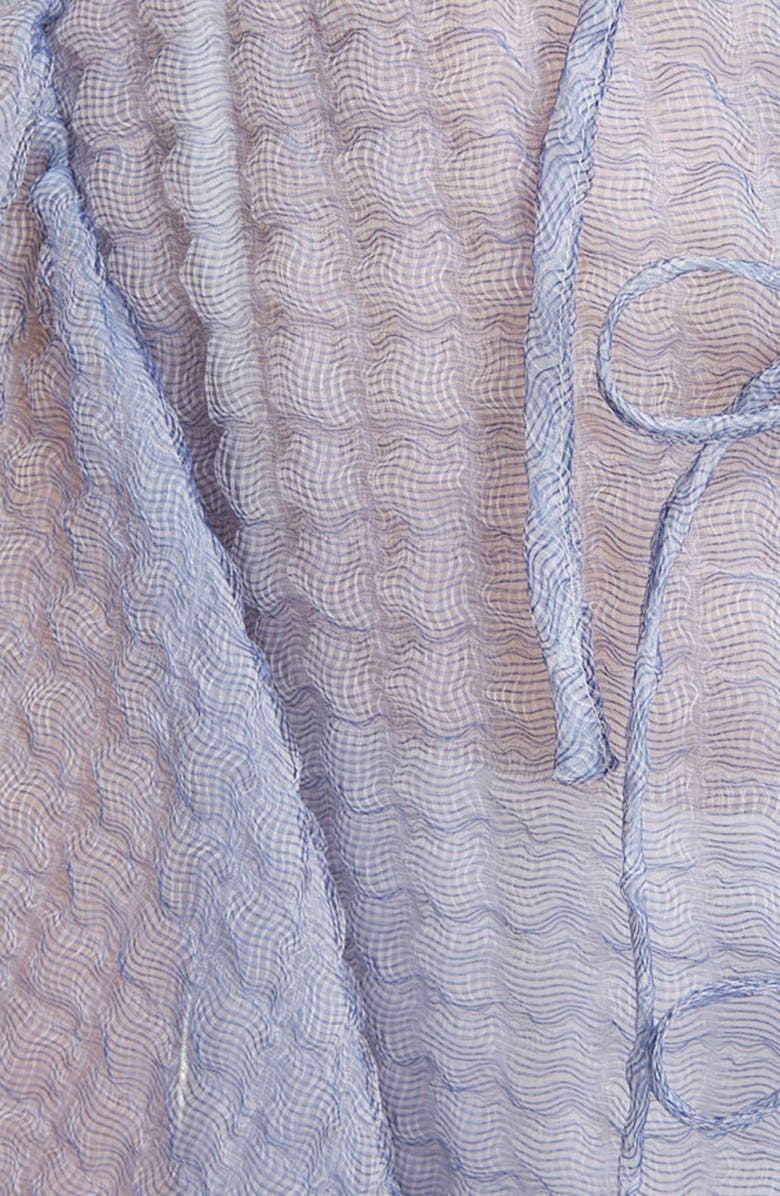 Cecilie Bahnsen Karmen Sheer Silk Blend Midi Dress, Alternate, color,