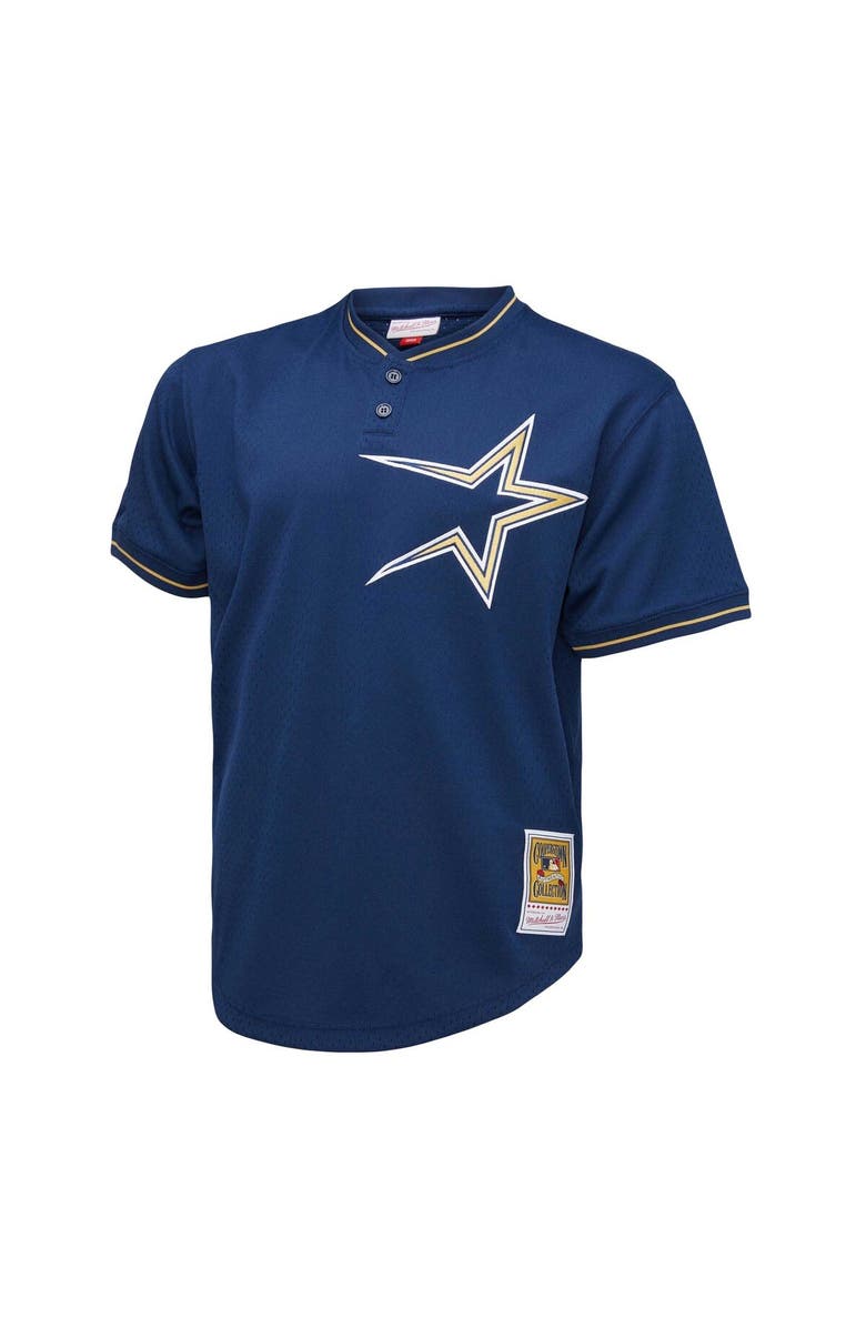 Mitchell & Ness Men's Mitchell & Ness Craig Biggio Navy Houston Astros 1991 Cooperstown Collection Mesh Pullover Jersey, Alternate, color, Navy