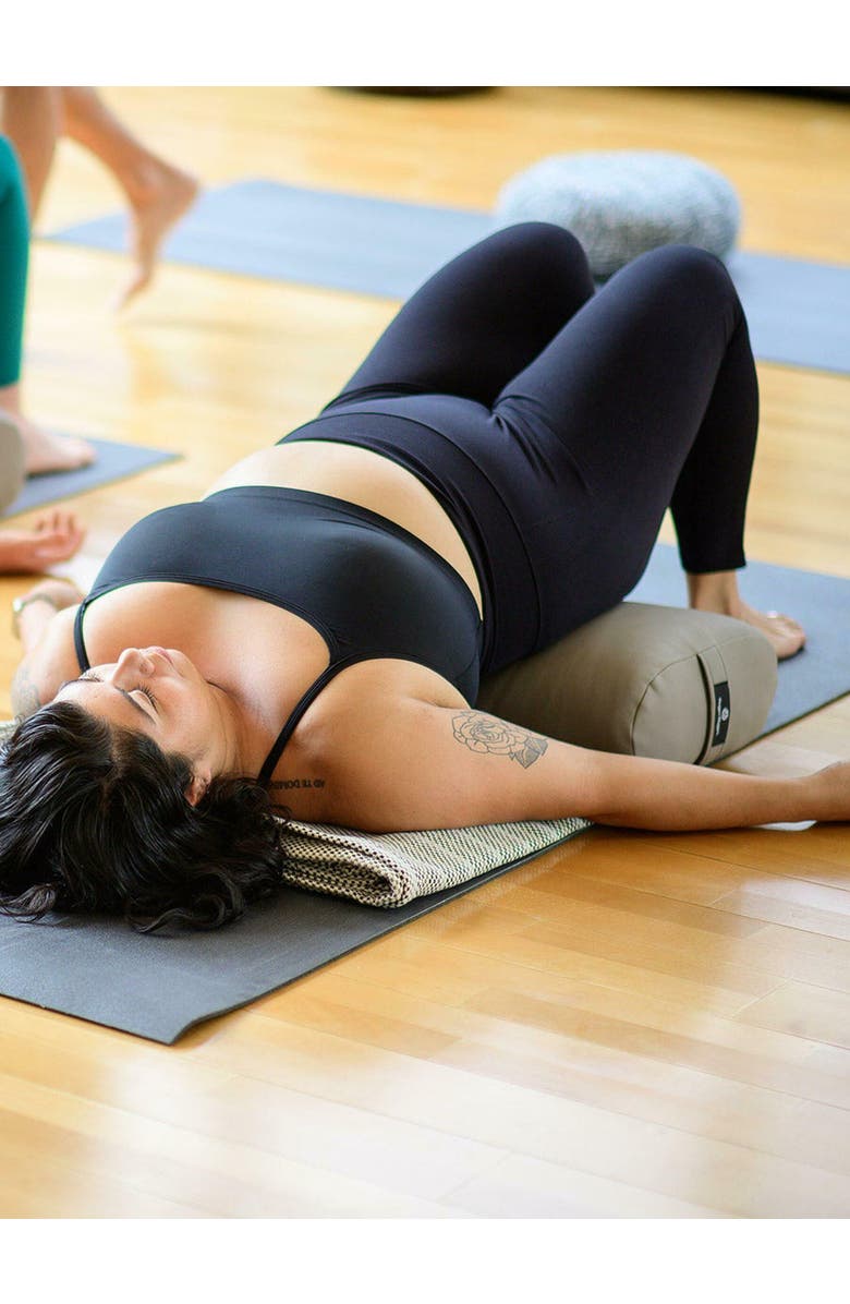 Hugger Mugger Standard Yoga Bolster, Alternate, color, Taupe