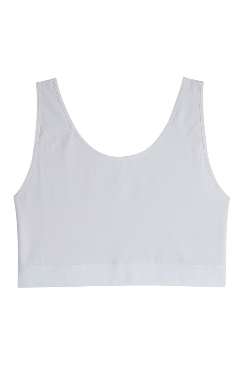 Compression Plus Crop Top, Alternate, color, WHITE