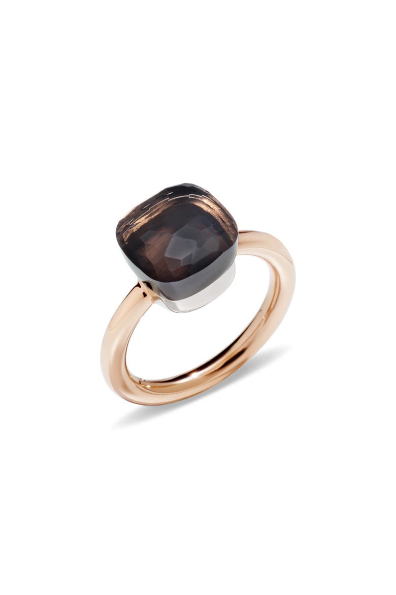 Nudo Classic Smoky Quartz Ring, Main, color, GOLD