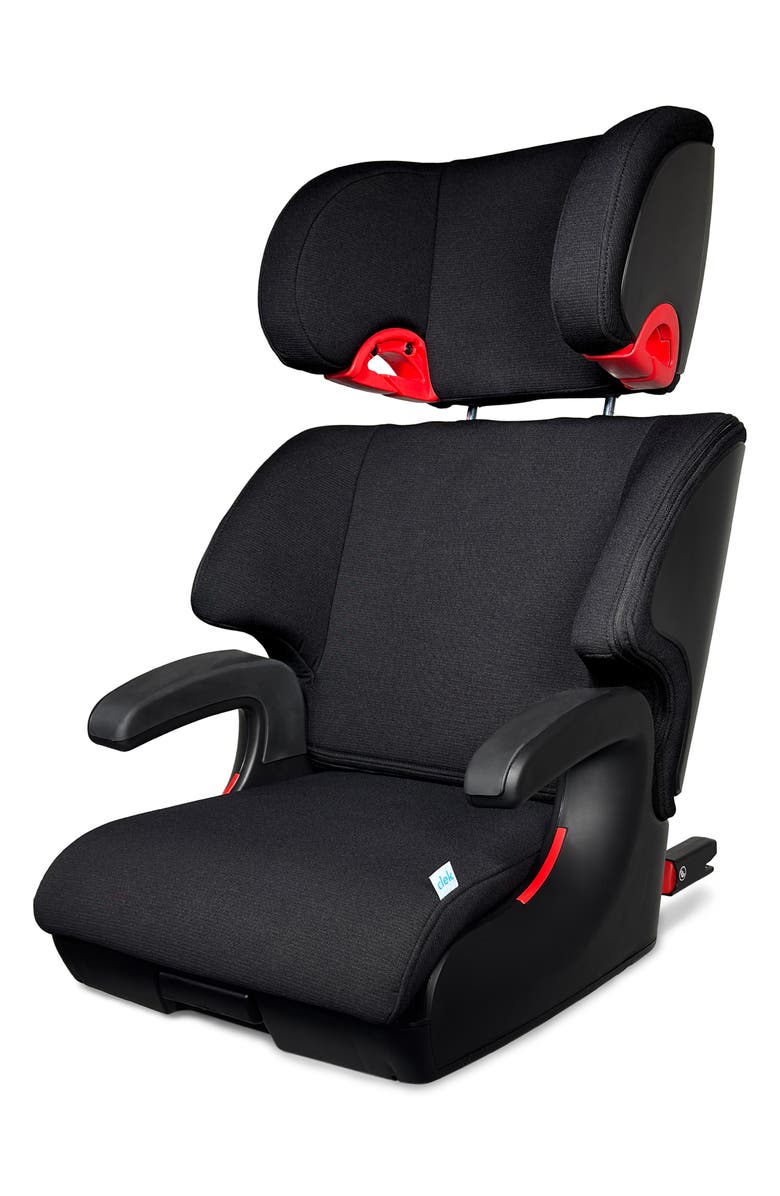 Clek Oobr Convertible High Back/Backless Booster Seat, Main, color, Railroad Ziip