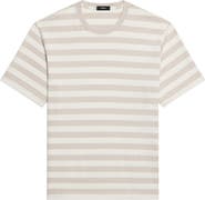 Theory Relaxed Stripe Pima Cotton T-Shirt