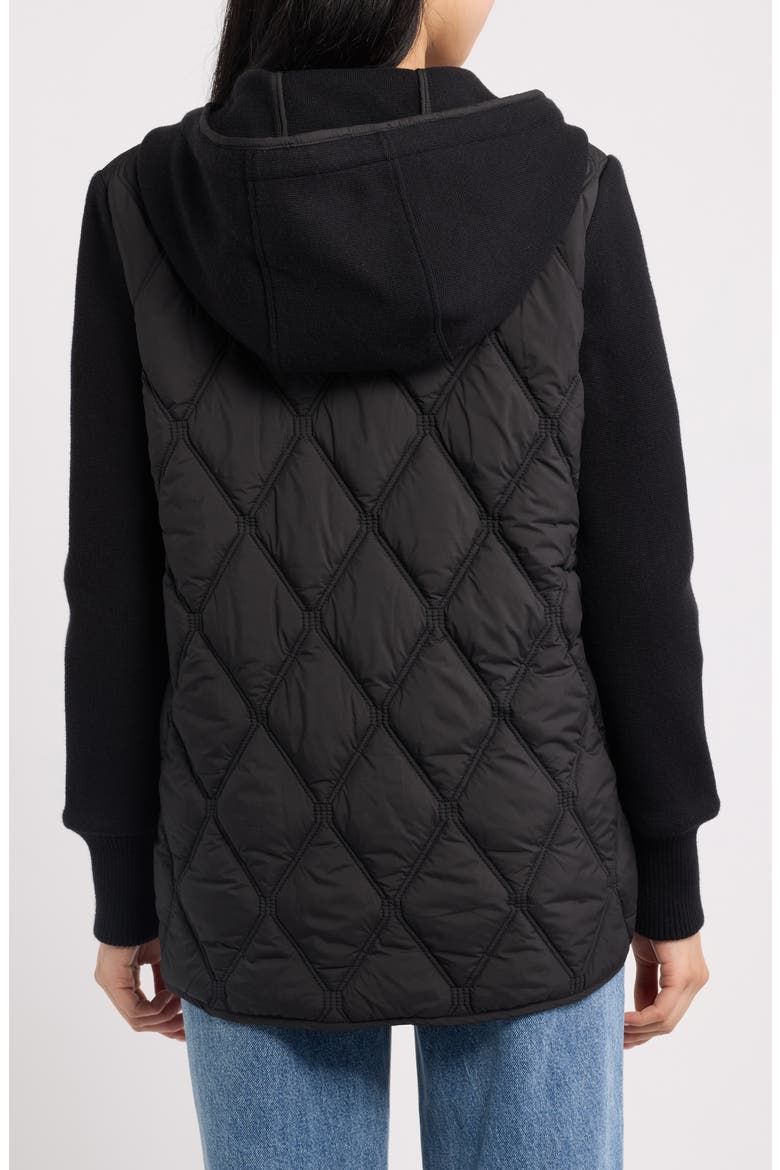 Quilted Liner Jacket, Alternate, color, BLACK