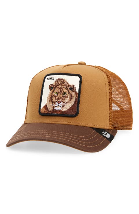 Lion Patch Trucker Cap
