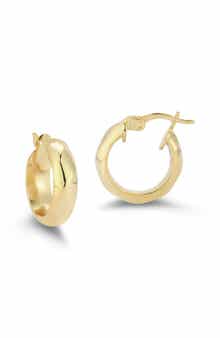 CHLOE AND MADISON Small Twist Hoop Earrings
