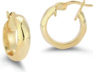 CHLOE AND MADISON Small Twist Hoop Earrings