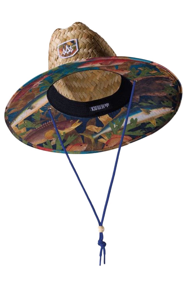 Hemlock Mariner Straw Lifeguard Hat, Alternate, color,