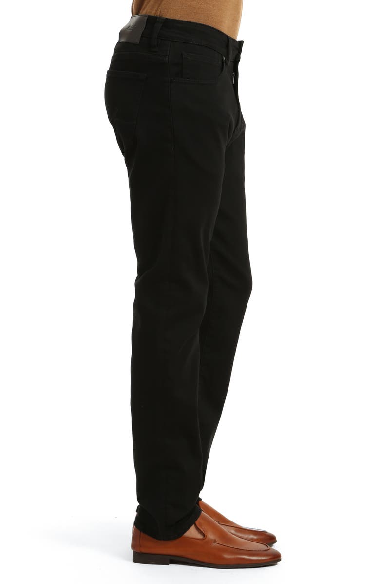 34 Heritage Courage Straight Leg Stretch Denim Jeans, Alternate, color, Black