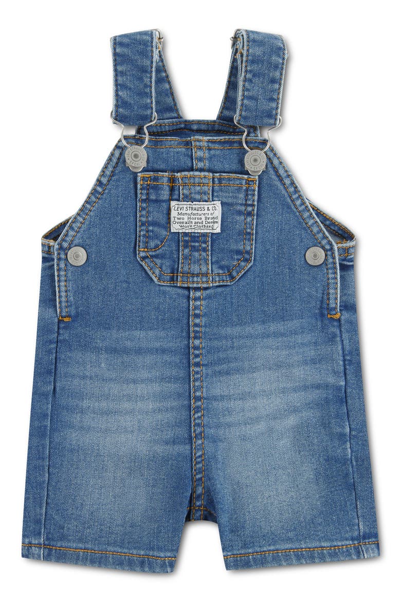 Denim Shortalls, Main, color, INDIGO