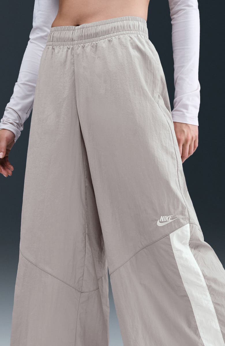 Nike Sportswear Wide Leg Pants, Alternate, color, College Grey/ Sail