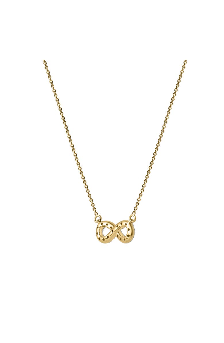 LuvMyJewelry Aeries Infinity Diamond Necklace in 14K Gold, Alternate, color, 14K Yellow Gold