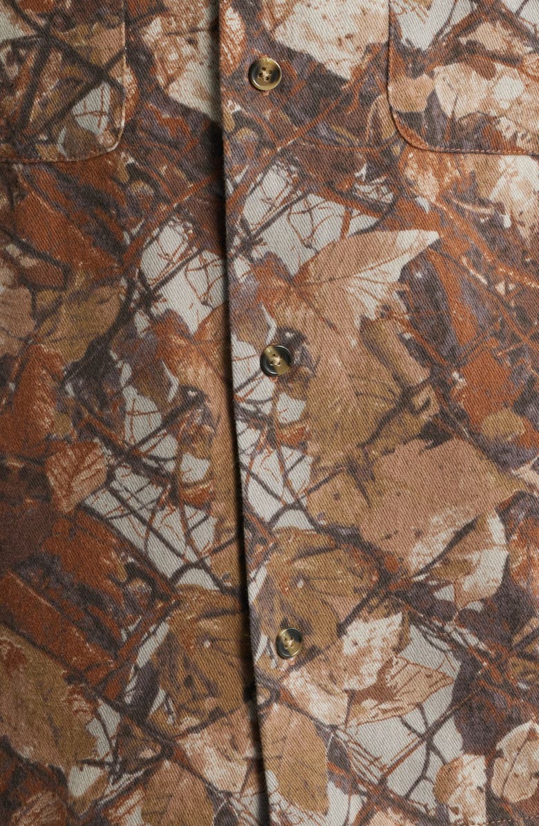 Obey Fence Camo Cotton Twill Overshirt, Alternate, color, Fence Camo Multi