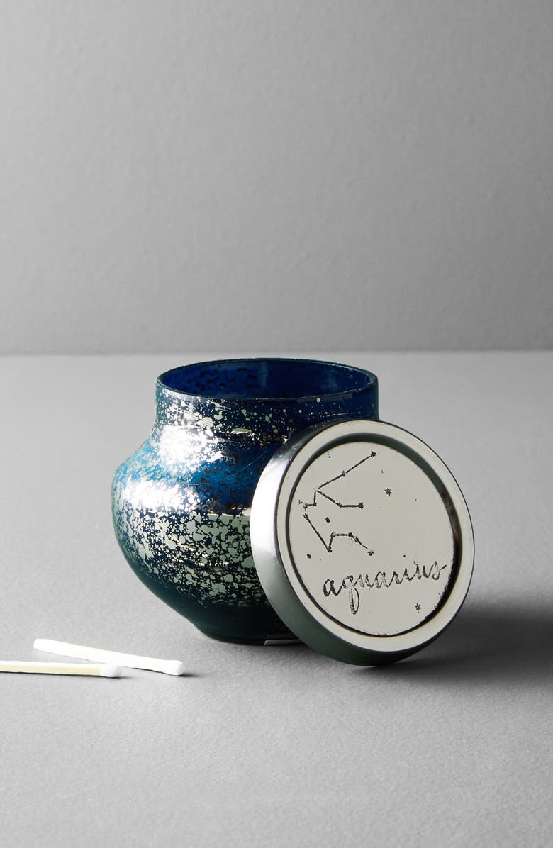 Anthropologie Home Anthropologie Capri Blue Zodiac Mini Jar Candle, Alternate, color, 