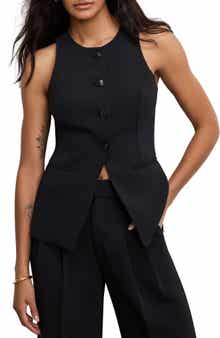 Good American Sculpted Suit Vest