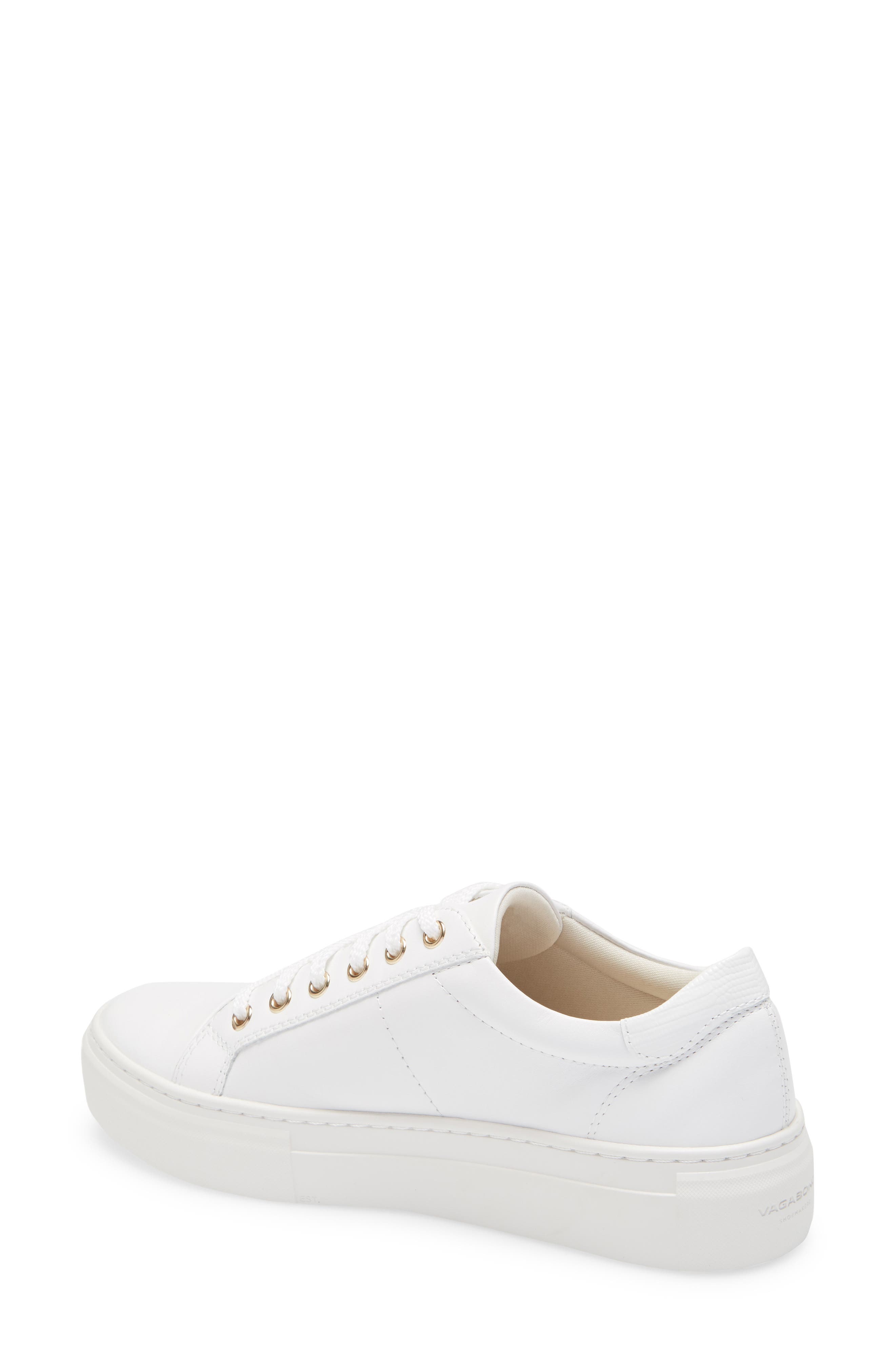 Zoe Platform Sneaker, Alternate, color, WHITE
