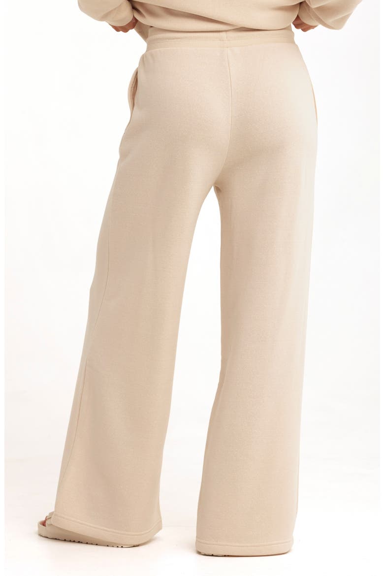 Mora Fleece Sweatpants, Alternate, color, TAPIOCA