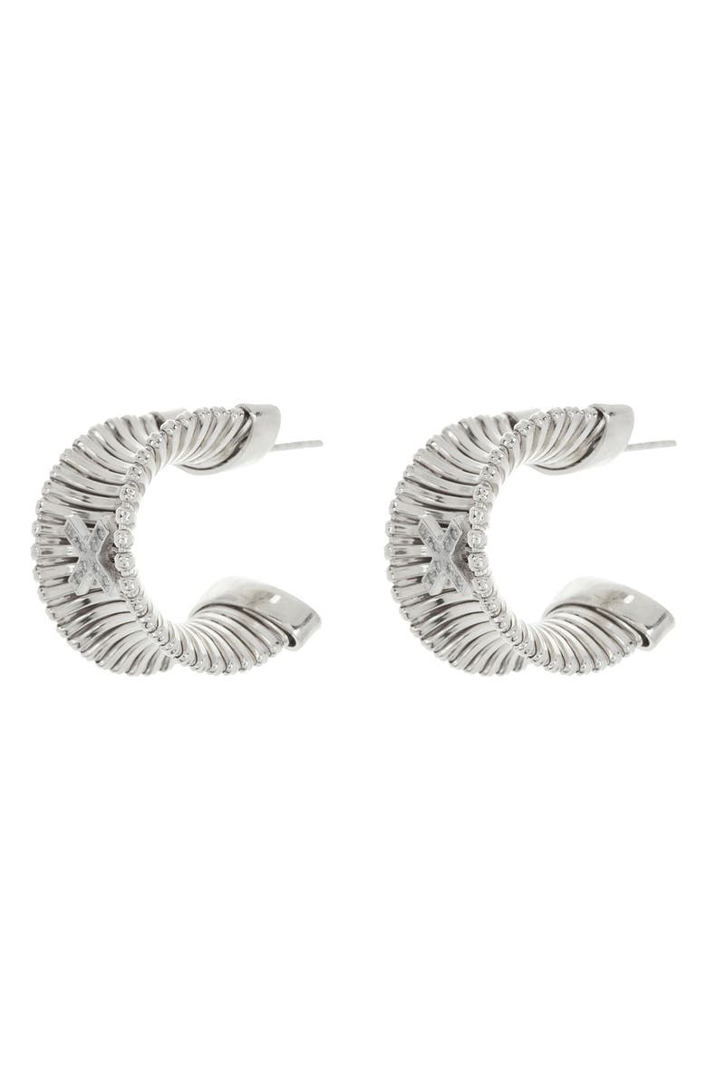 MESHMERISE Diamond Hoop Earrings - 0.08ct., Main, color,