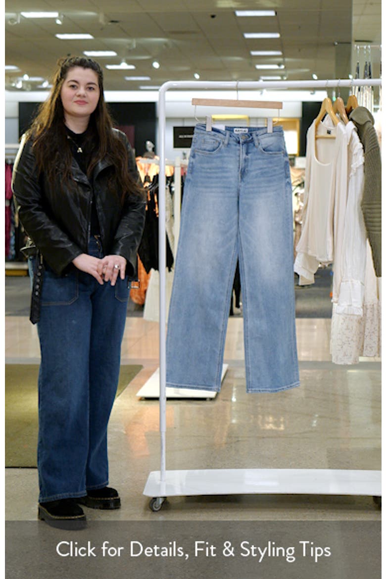High Waist Straight Leg Jeans video