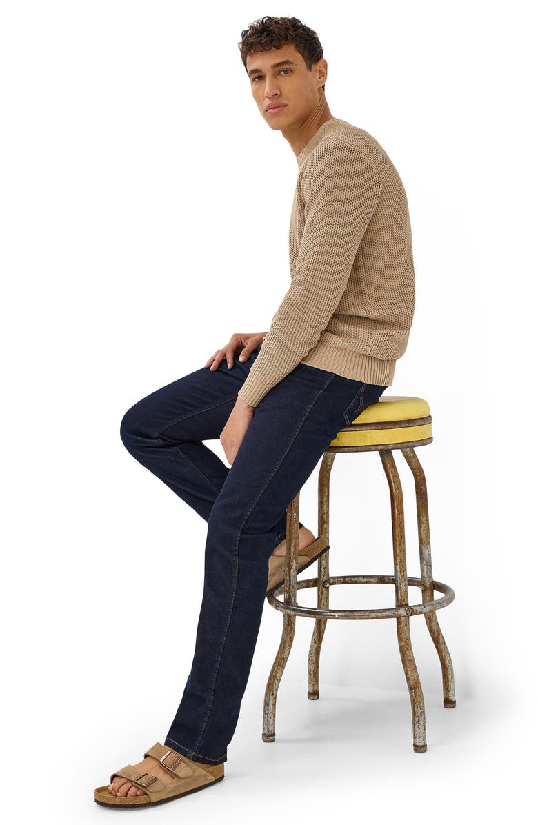 Wrangler Greensboro Straight Leg Stretch Jeans, Alternate, color, Moonlight Rinse