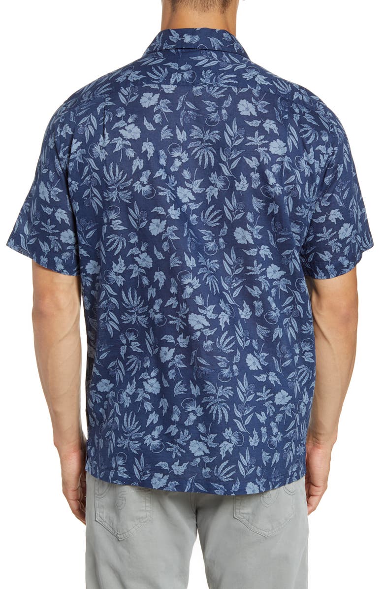 Patagonia Lightweight A/C<sup>®</sup> Regular Fit Print Cotton & Hemp Short Sleeve Shirt, Alternate, color, 