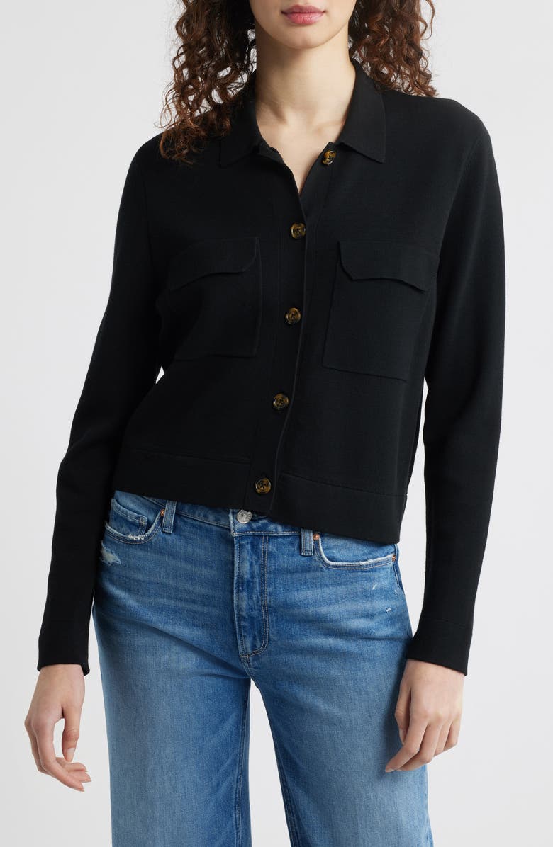 Wyeth Chest Pocket Knit Cardigan, Main, color, 