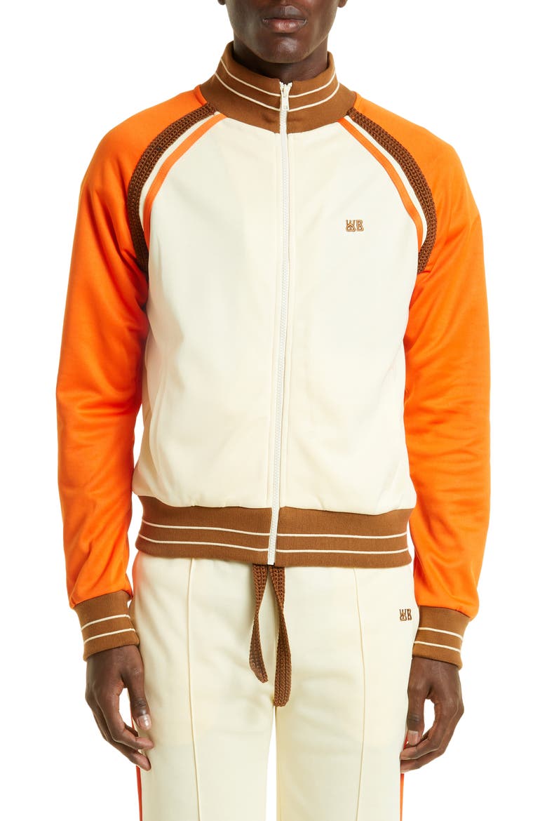 【定価7.2万】WALESBONNER PERCUSSION TRACK TOP Wales Bonner Men's Percussion Embroidered Logo Track Top (Men