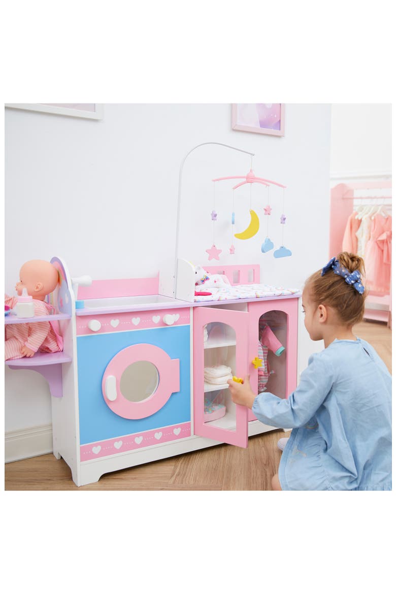 Olivia's Little World Baby Doll Changing Station, Alternate, color, MULTI-COLOR