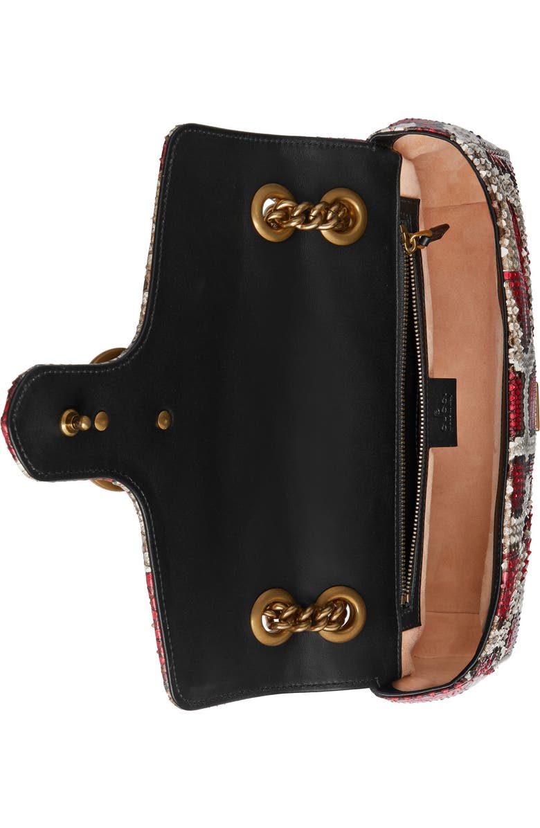 Gucci Marmont 2.0 Genuine Python Shoulder Bag, Alternate, color,