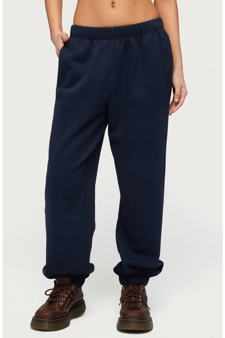 Clark Oversize Sweatpants, Main, color, NAVY