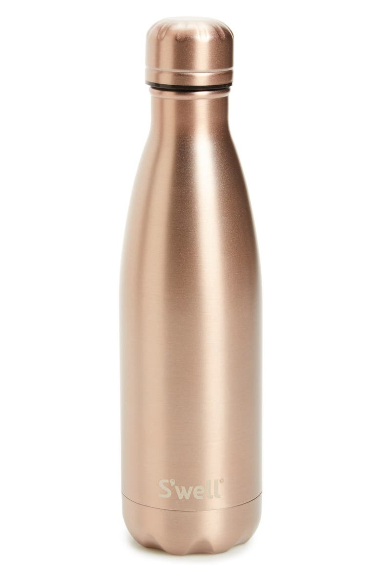 Gem Collection - Pink Diamond Stainless Steel Water Bottle, Main, color, PINK DIAMOND