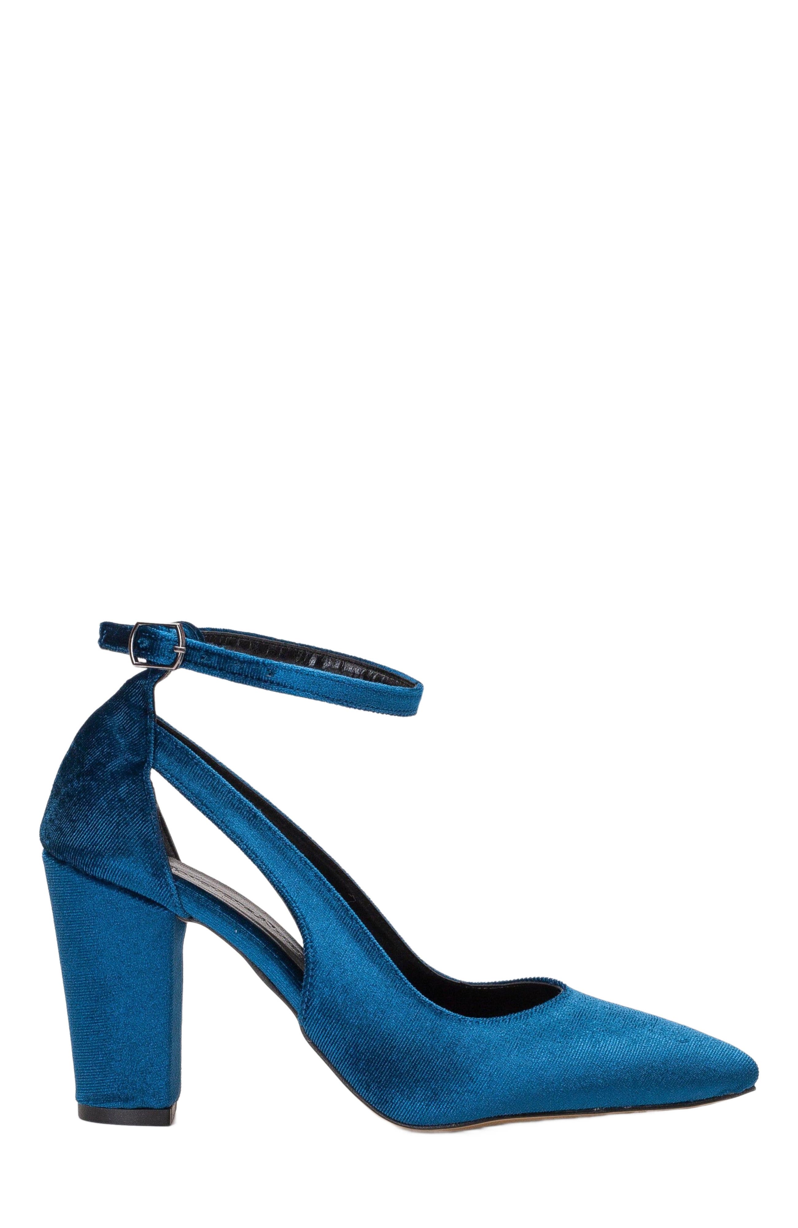 Teal Blue Velvet