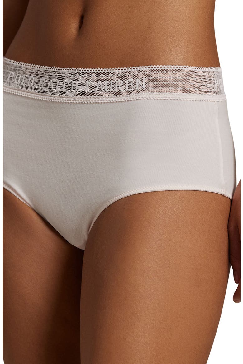 Stretch Cotton Rib Boyshorts, Alternate, color, GARDEN ROSE