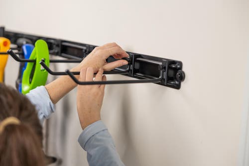 Storeyour 64" Modular Multi-use Adjustable Garage Organizer -holds 600 Lbs In Black