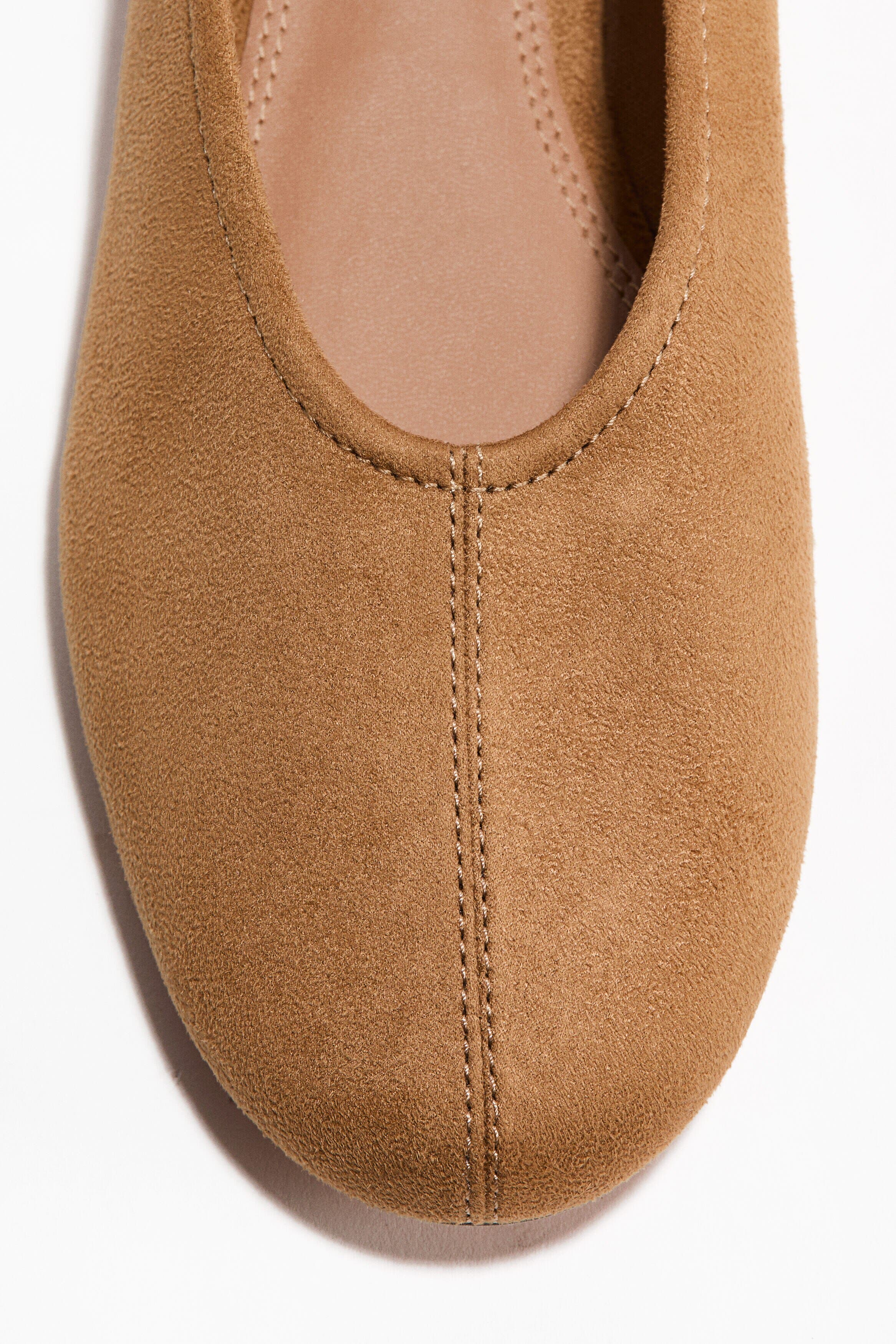 H&M Ballet Pumps, Alternate, color, Light Brown