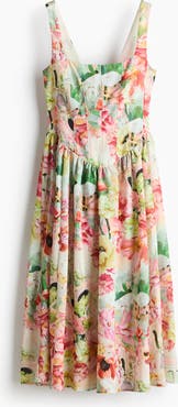 H&M Corset-bodice Dress
